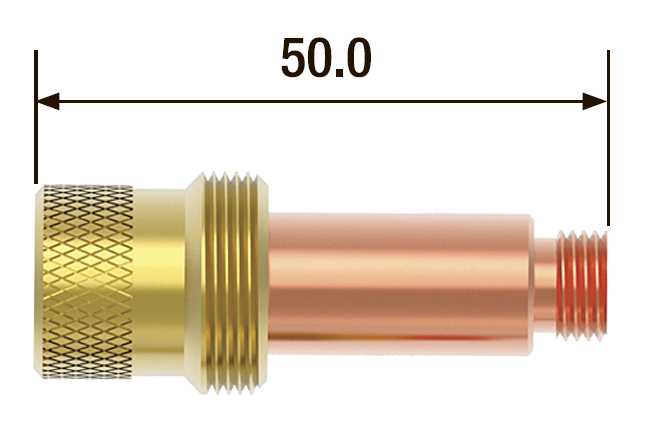 FUBAG Корпус цанги c газовой линзой ф2.4 FB TIG 17-18-26 (FB45V26) Аксессуары к горелкам TIG, MIG/MAG фото, изображение