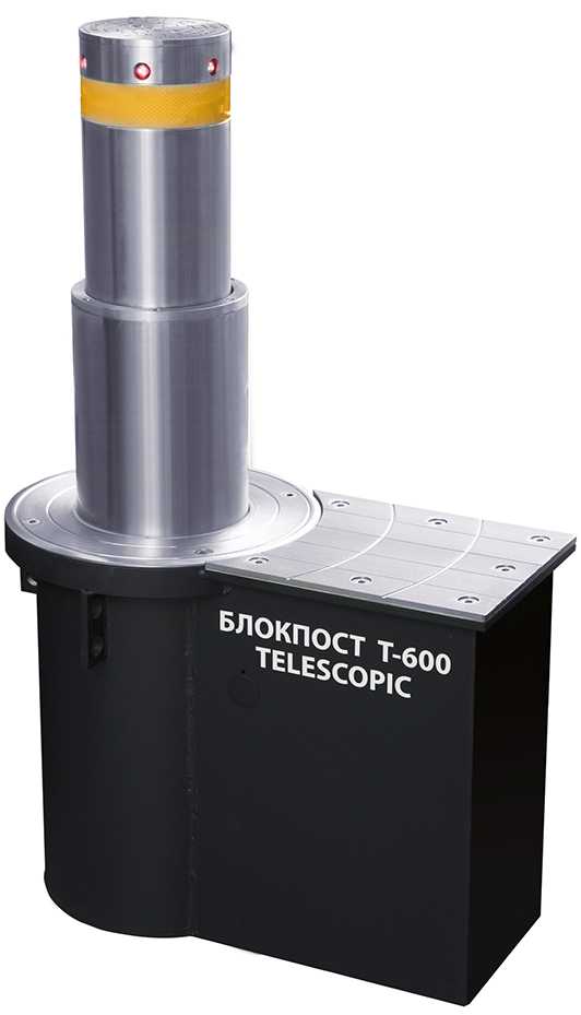 БлокПост T-600 Telescopic из нержавеющей стали Болларды / Дорожные блокираторы фото, изображение
