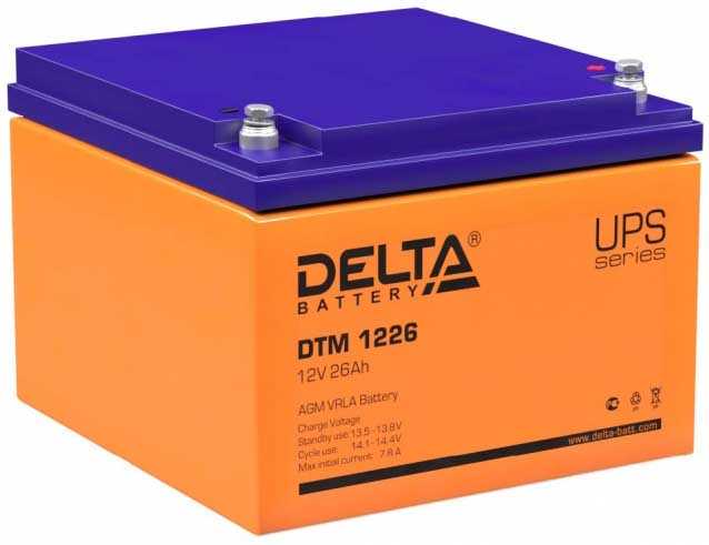 Delta DTM 1226 Аккумуляторы фото, изображение
