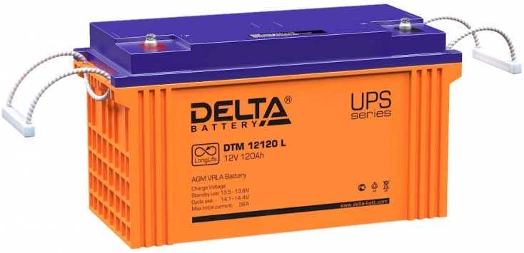 Delta DTM 12120 L Аккумуляторы фото, изображение