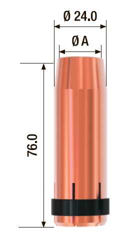 Fubag Газовое сопло D=16.0 мм FB 500 (2 шт.)_блистер Аксессуары к горелкам TIG, MIG/MAG фото, изображение