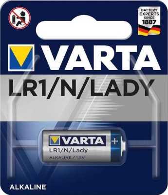 Батарейка Varta ELECTRONICS LR1 N BL1 Alkaline 1.5V (4001) (1/10/100) Элементы питания (батарейки) фото, изображение